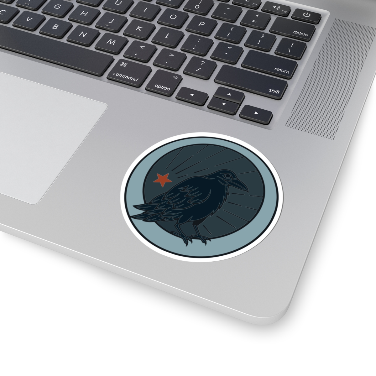 Pretty Little Omens Logo Sticker | Raven Emblem Sticker - Image 2