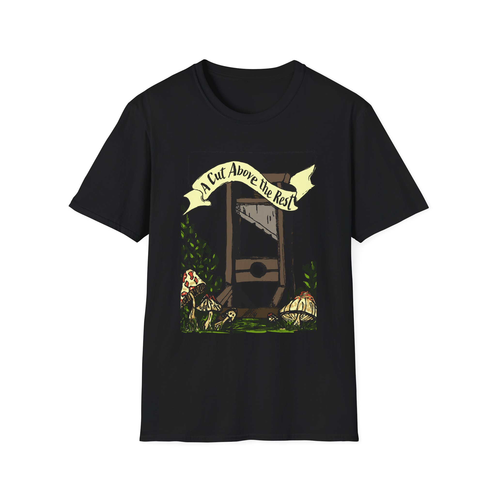 “A Cut Above the Rest” Guillotine Graphic Tee - Image 7