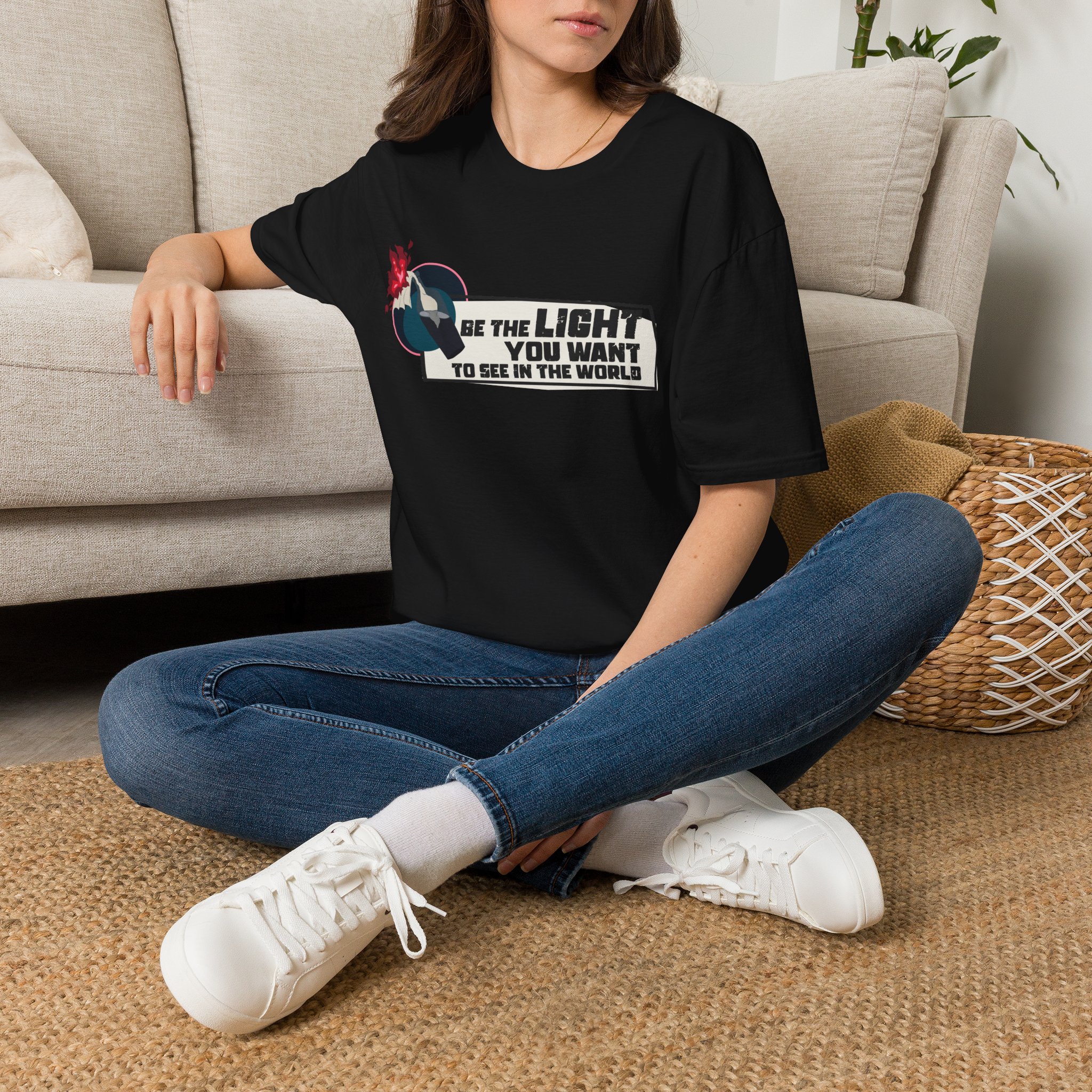 Be the Light T-Shirt | Rebellious T-shirt - Image 14