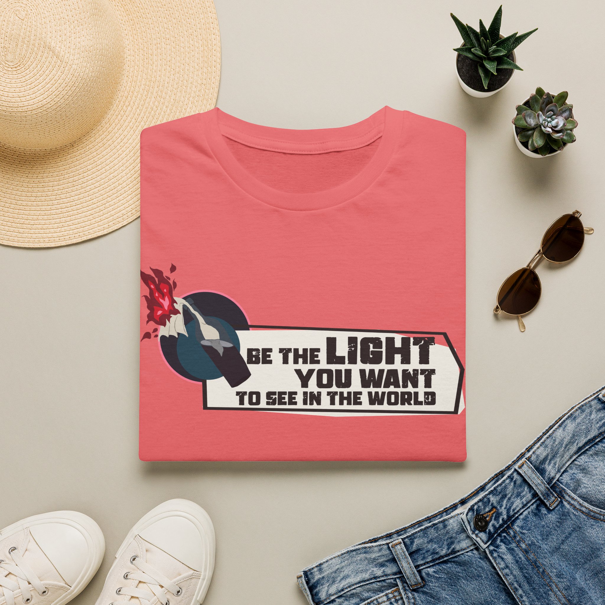 Be the Light T-Shirt | Rebellious T-shirt - Image 9
