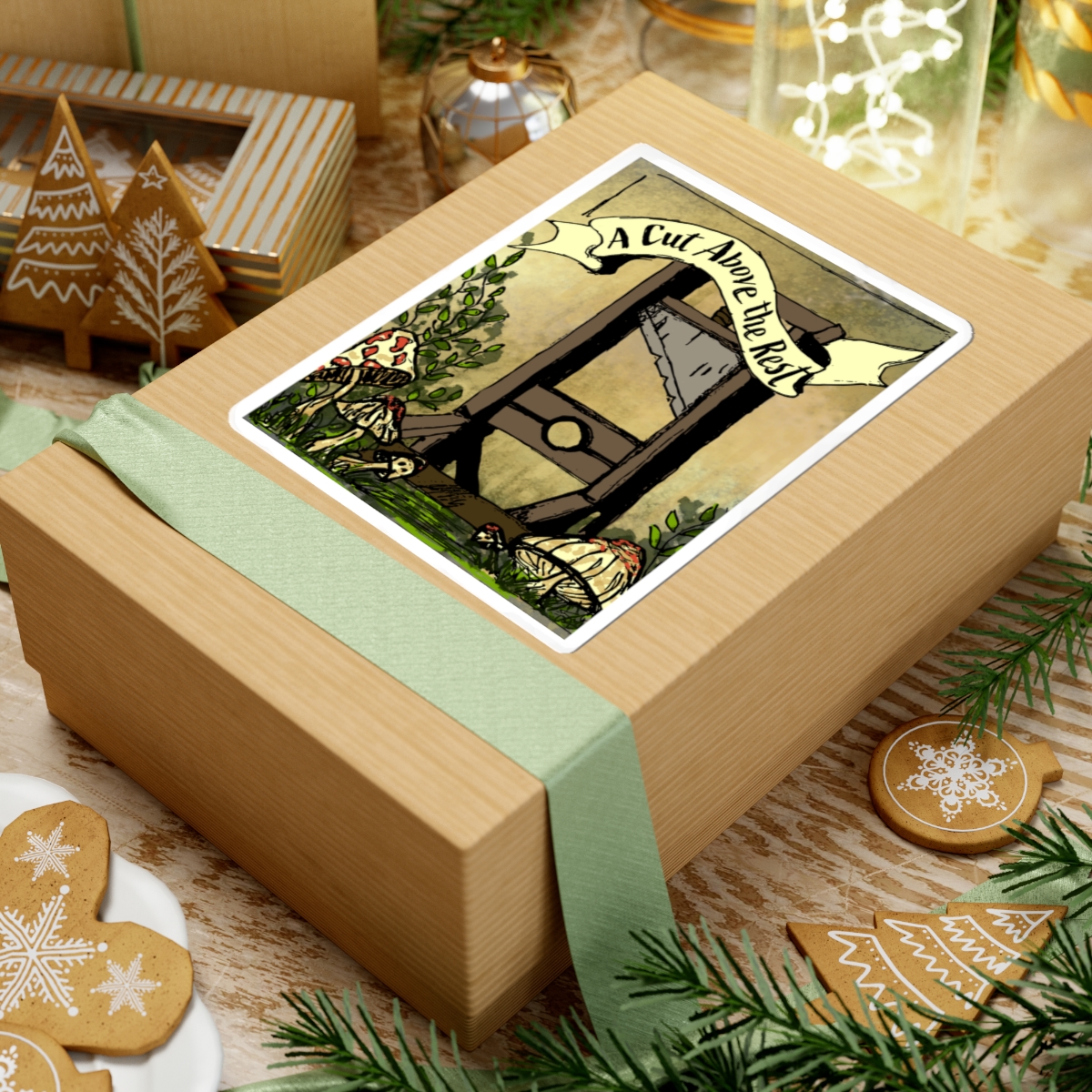A Cut Above the Rest - Guillotine Sticker (Kiss-Cut Vinyl) - Image 9