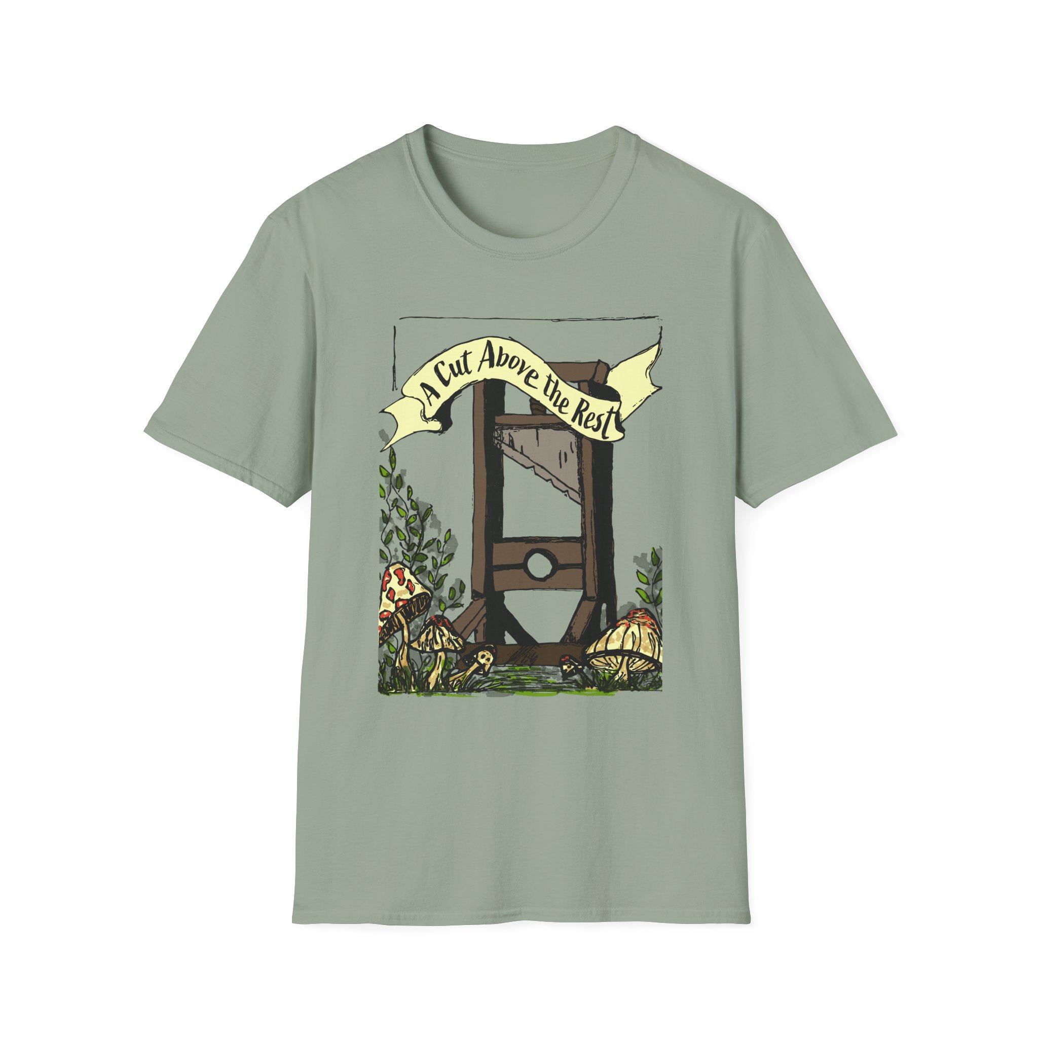“A Cut Above the Rest” Guillotine Graphic Tee