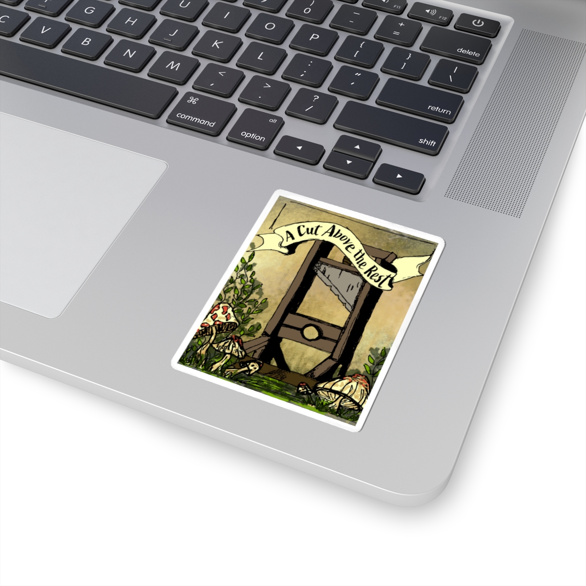 A Cut Above the Rest - Guillotine Sticker (Kiss-Cut Vinyl) - Image 2