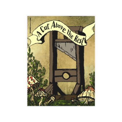 A Cut Above the Rest | Guillotine| Postcard Bundles (envelopes not included)