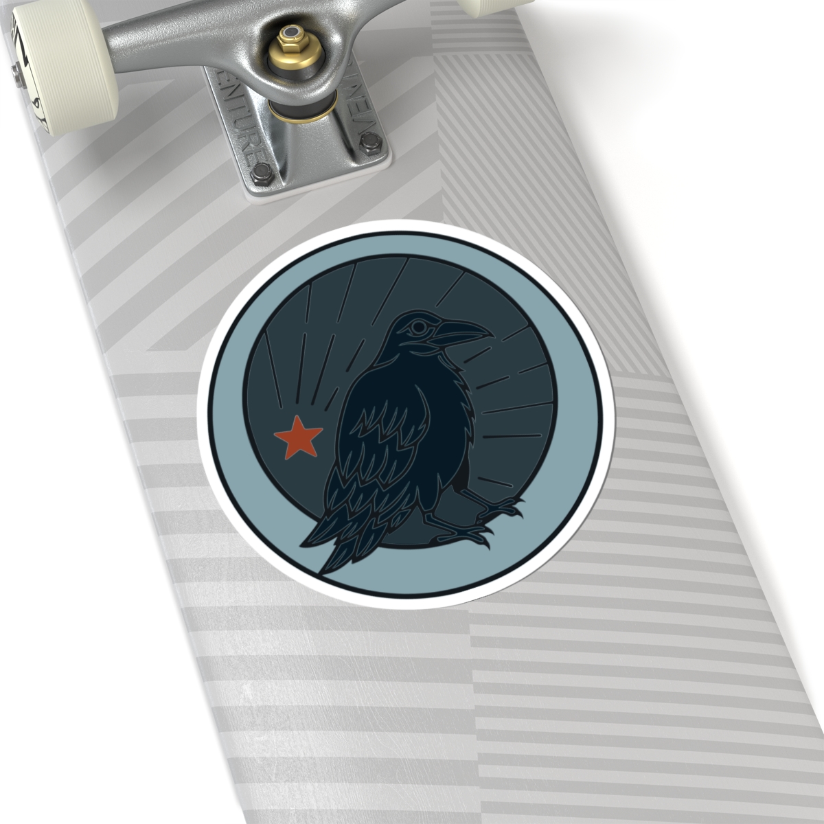 Pretty Little Omens Logo Sticker | Raven Emblem Sticker - Image 8