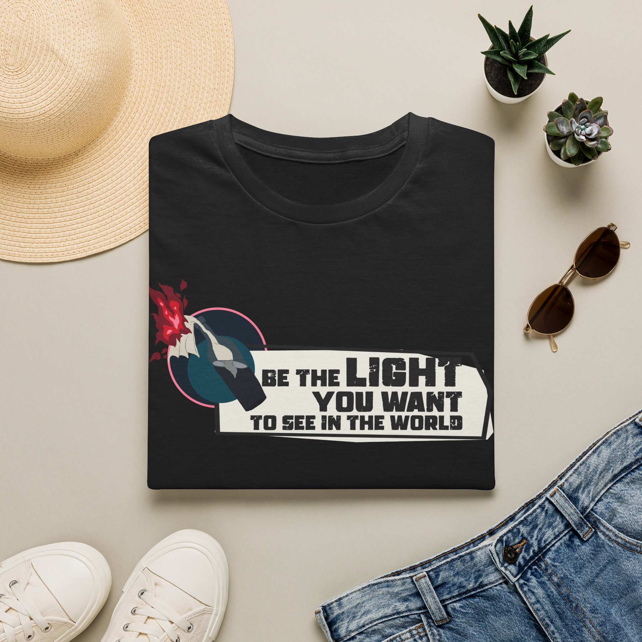 Be the Light T-Shirt | Rebellious T-shirt - Image 13