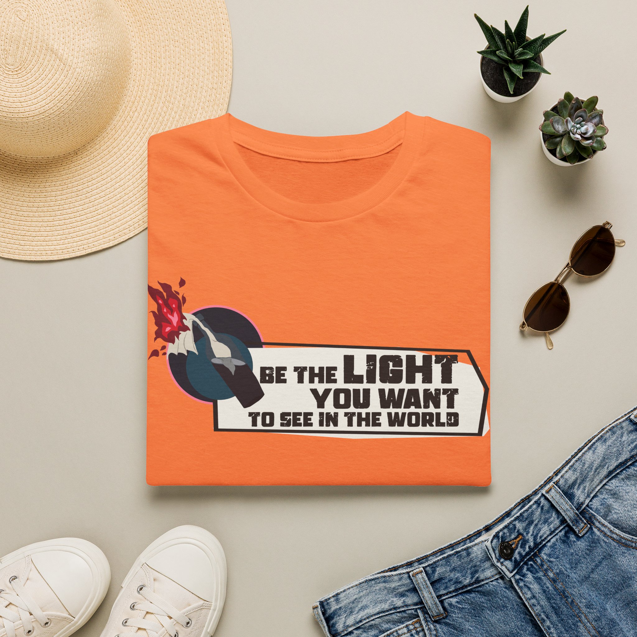 Be the Light T-Shirt | Rebellious T-shirt - Image 5