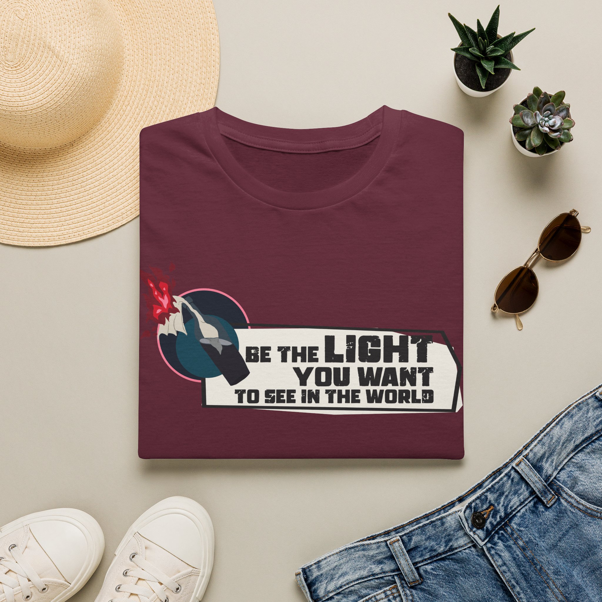 Be the Light T-Shirt | Rebellious T-shirt - Image 17